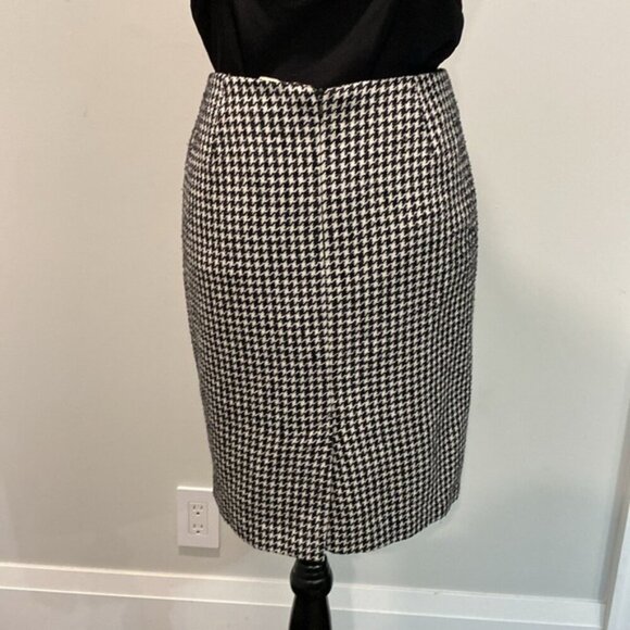 Melanie Lyne white and black pencil skirt size large - Picture 5 of 12